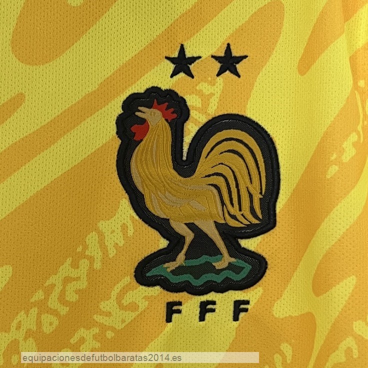 Nuevo Tailandia Portero Camiseta Real Madrid 24/25 Amarillo Baratas